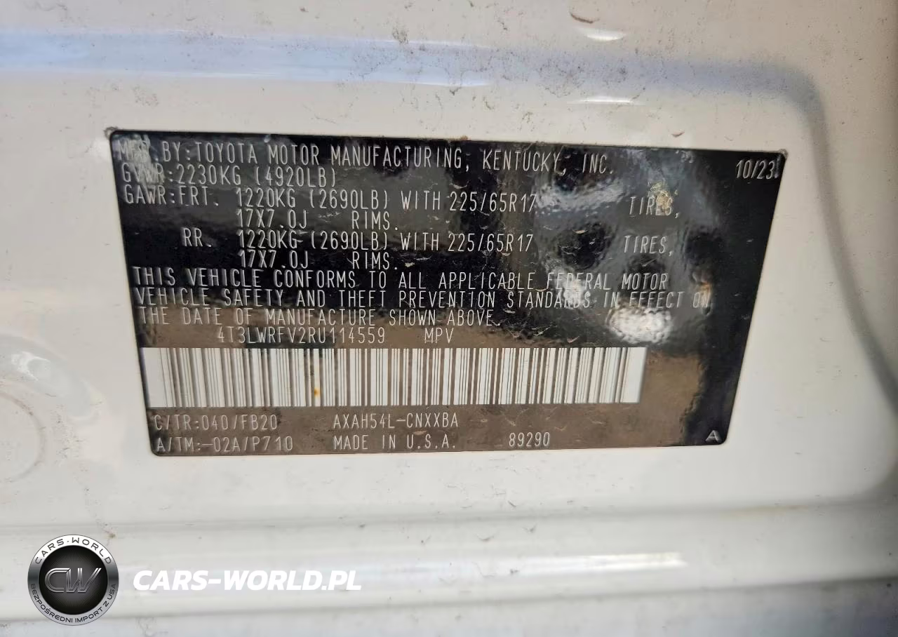 2024 Toyota Rav4 Le VIN:4T3LWRFV2RU114559 - 12