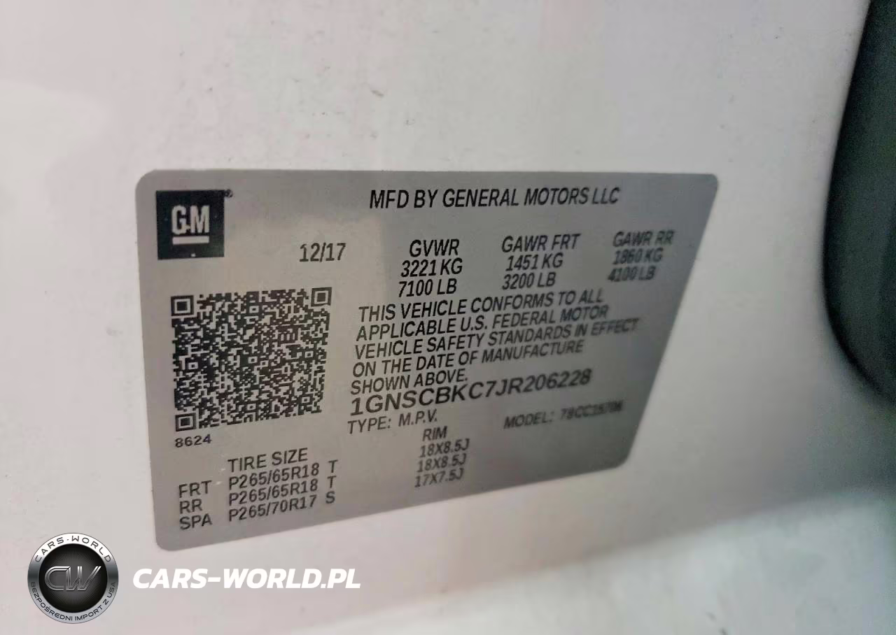 2018 Chevrolet Tahoe C1500 Lt VIN:1GNSCBKC7JR206228 - 14