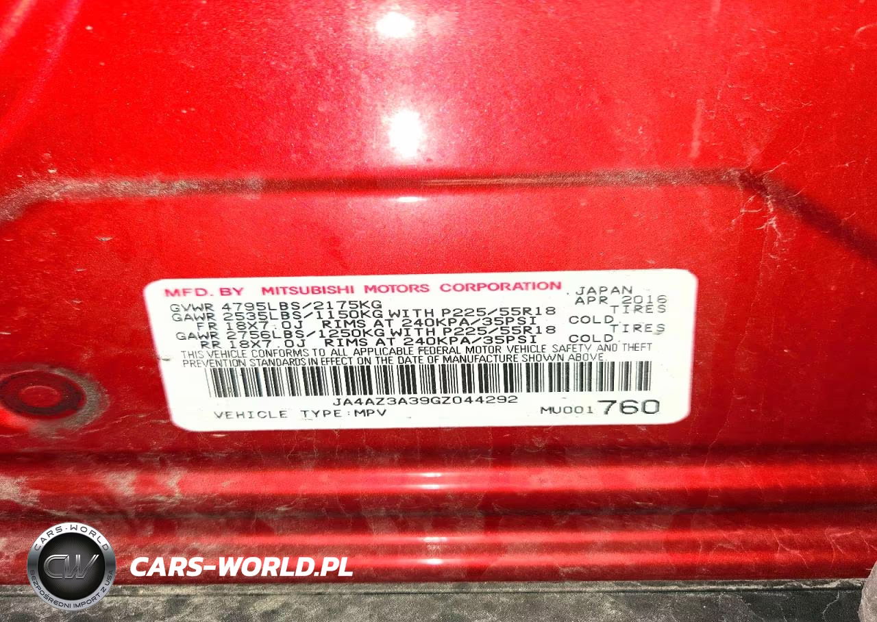 2016 Mitsubishi Outlander Se VIN:JA4AZ3A39GZ044292 - 13