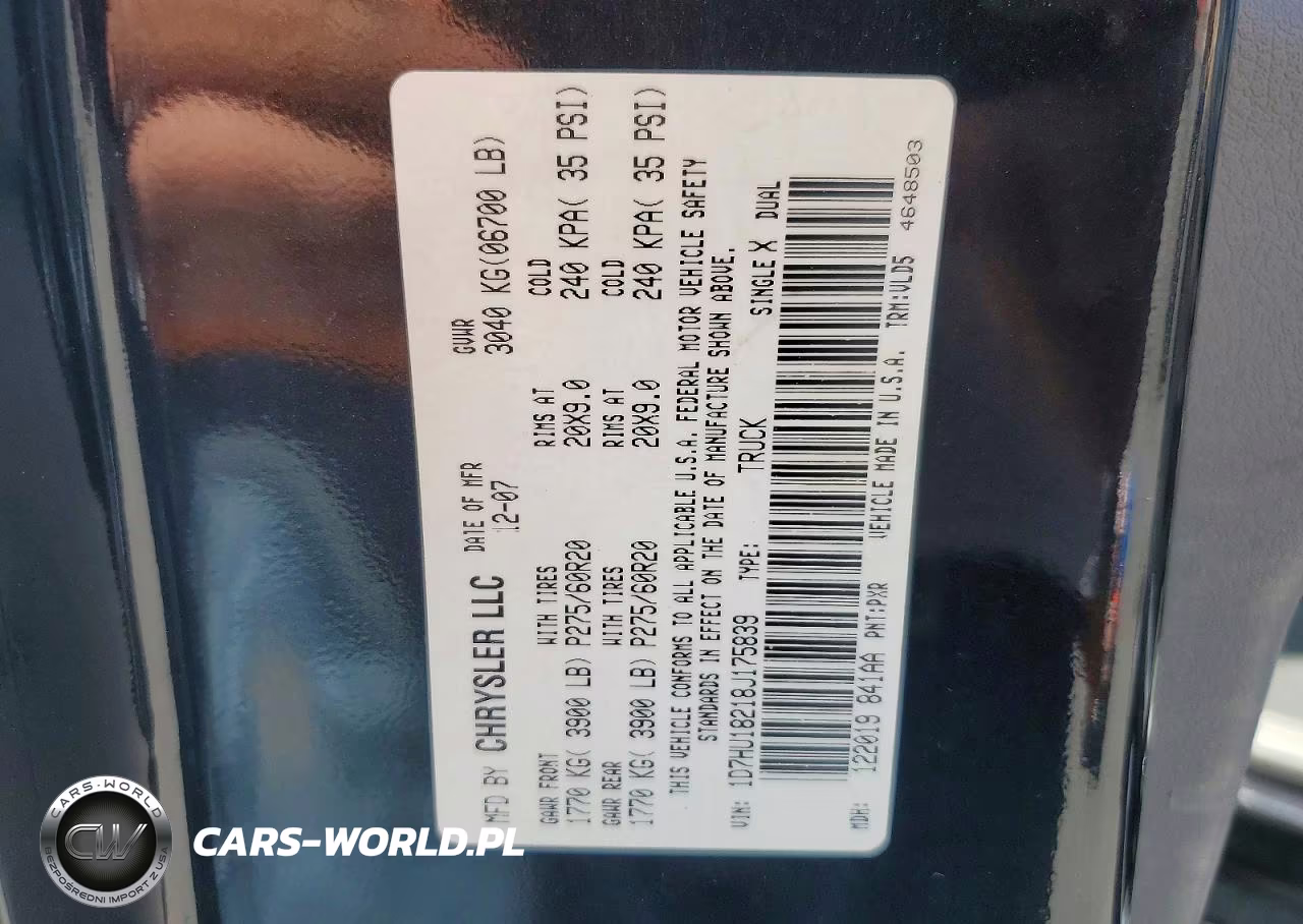 2008 Dodge Ram 1500 St VIN:1D7HU18218J175839 - 12