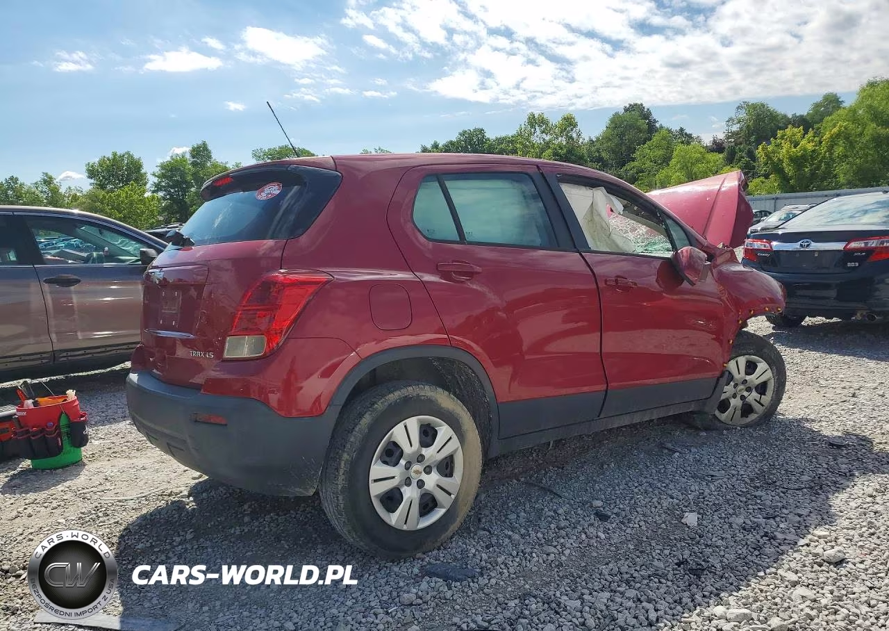 2015 Chevrolet Trax Ls VIN:KL7CJKSB9FB171277 - 3