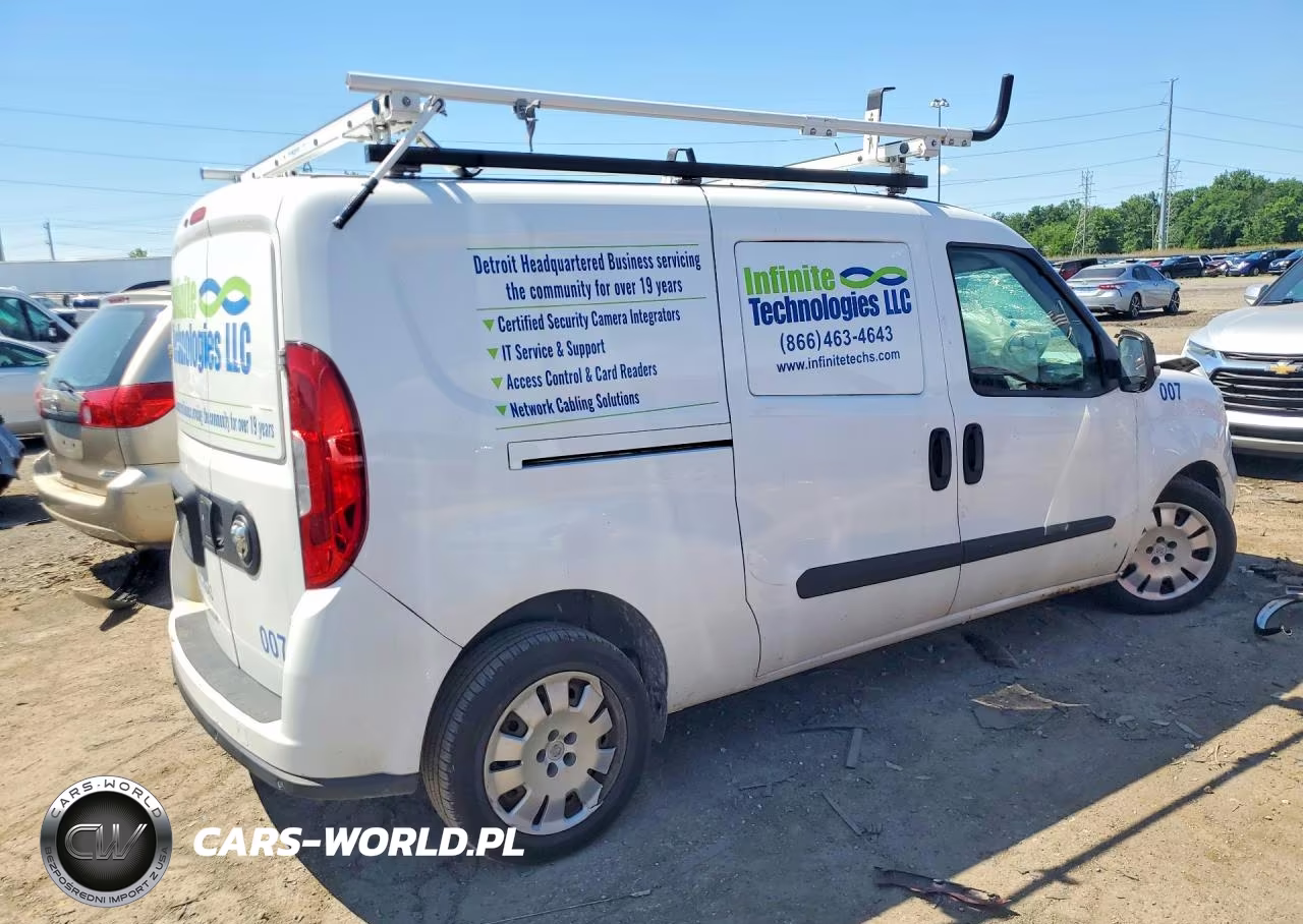 2016 Ram Promaster City Slt VIN:ZFBERFBT1G6B52162 - 3