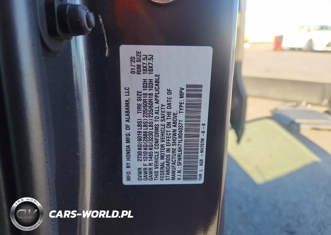 2020 Honda Odyssey Exl VIN:5FNRL6H71LB040371 - 14