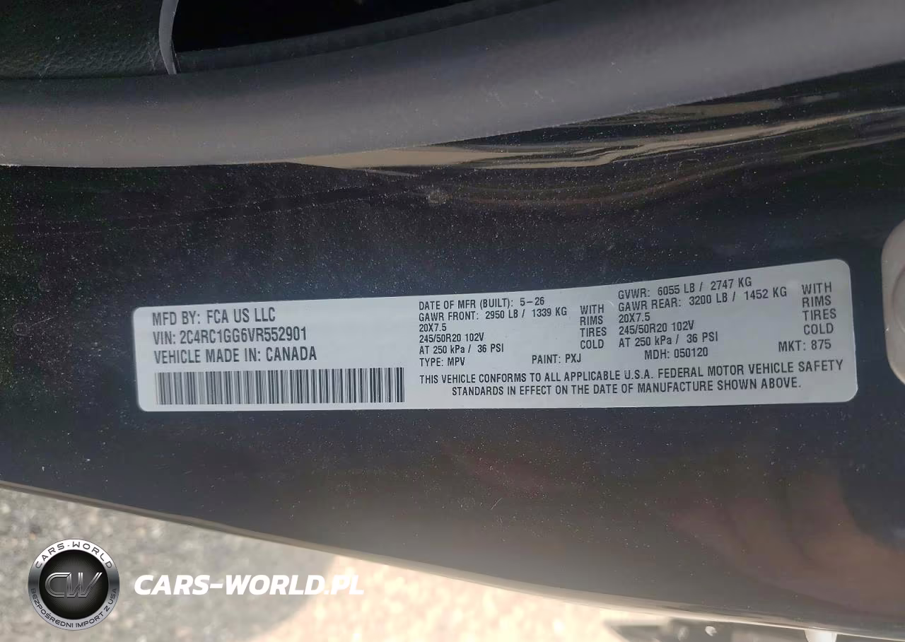 2027 Chrysler Pacifica Limited VIN:2C4RC1GG6VR552901 - 14