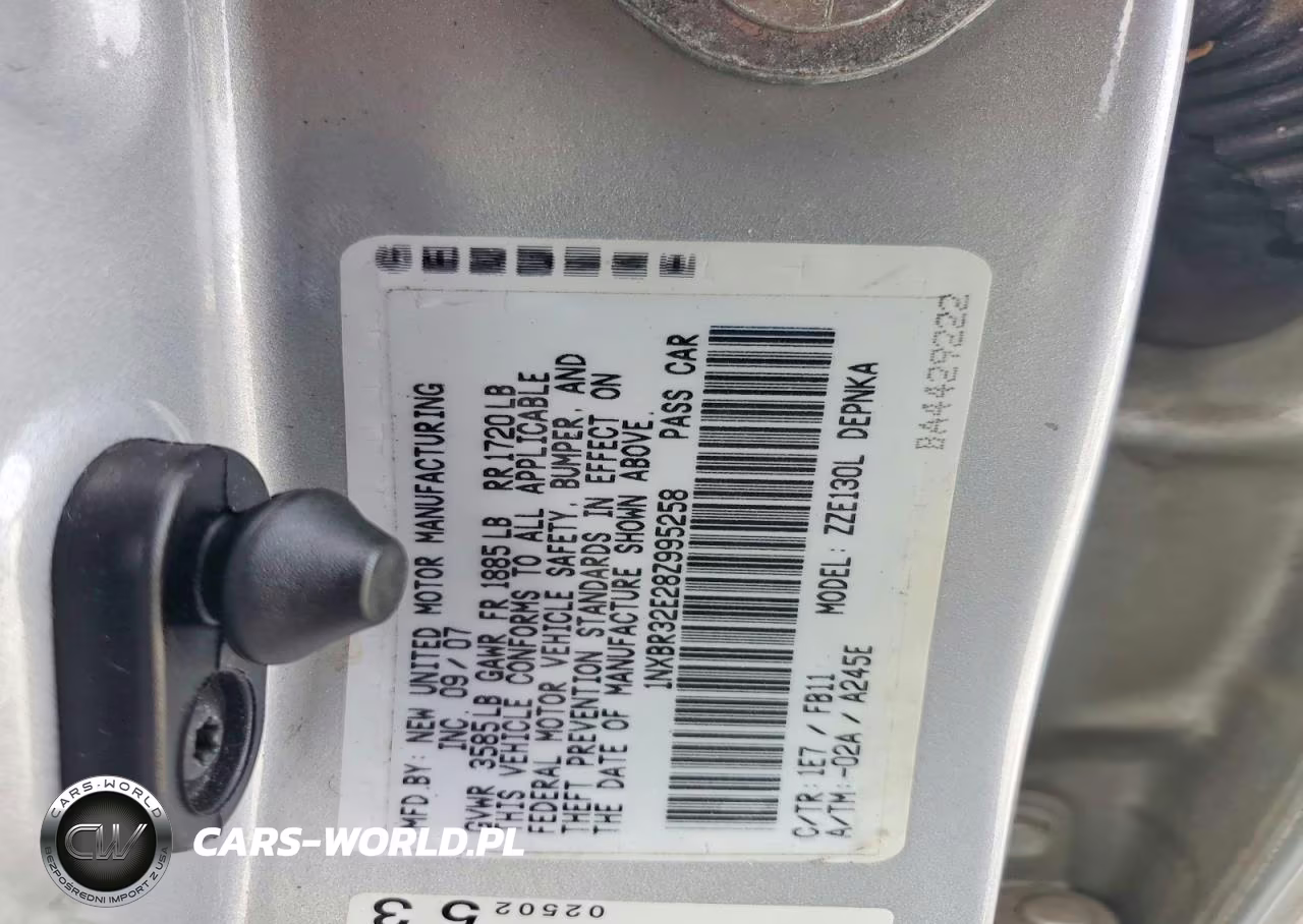 2008 Toyota Corolla Ce-Le Unknown VIN:1NXBR32E28Z995258 - 12