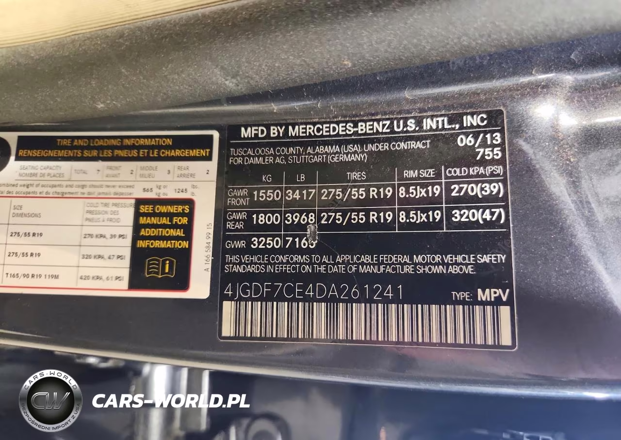 2013 Mercedes-Benz Gl 450 4Matic VIN:4JGDF7CE4DA261241 - 13