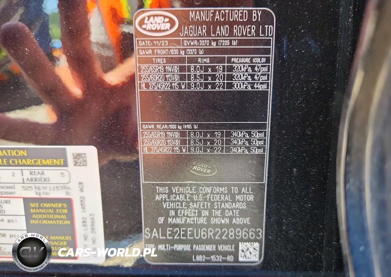 2024 Land Rover Defender 110 X-Dynamic Se VIN:SALE2EEU6R2289663 - 14