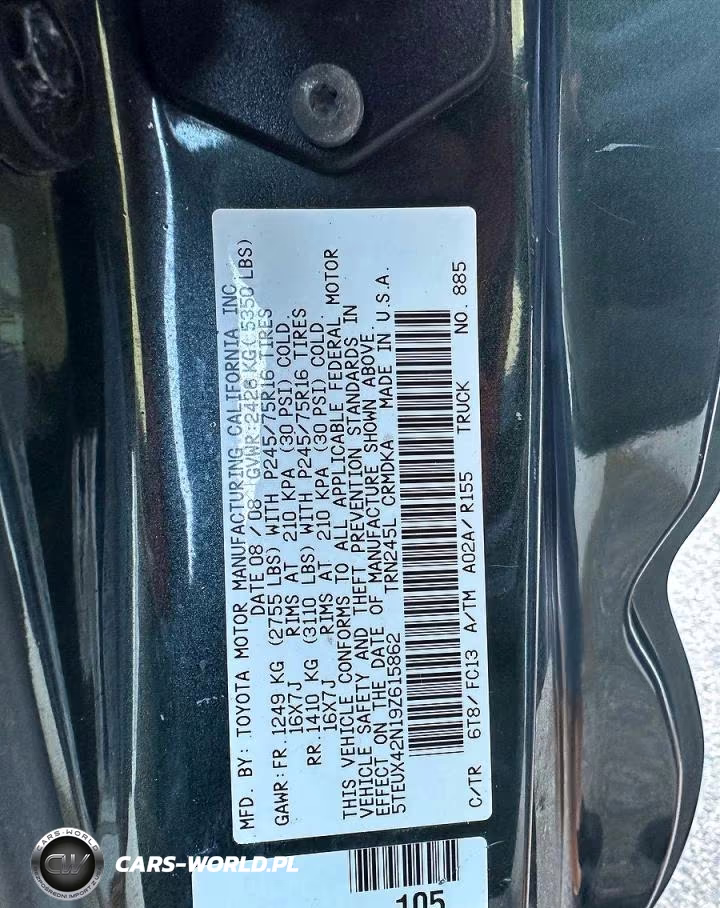 2009 Toyota Tacoma Access Cab VIN:5TEUX42N19Z615862 - 10