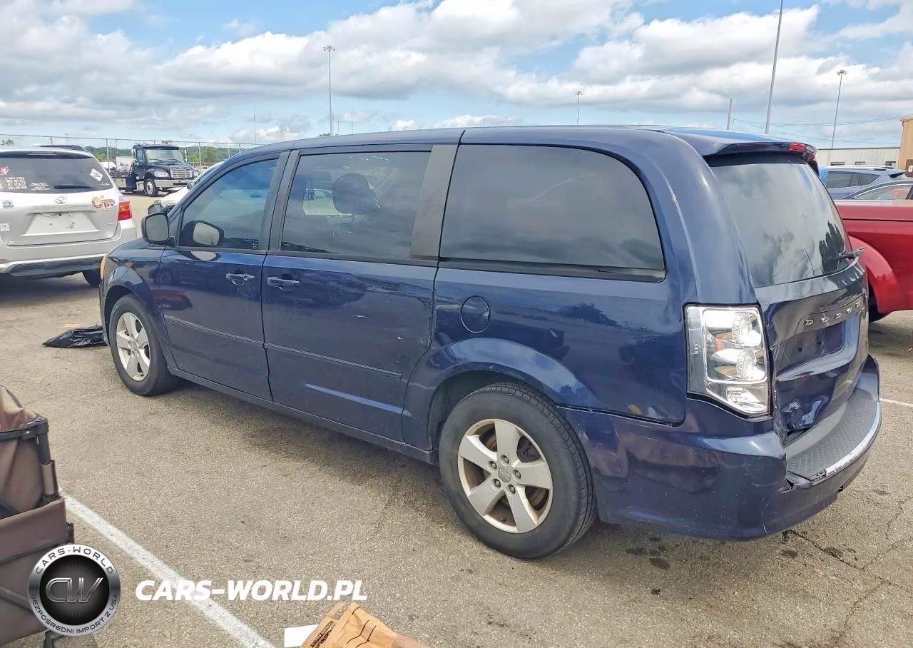 2013 Dodge Grand Caravan Se VIN:2C4RDGBG5DR763545 - 2