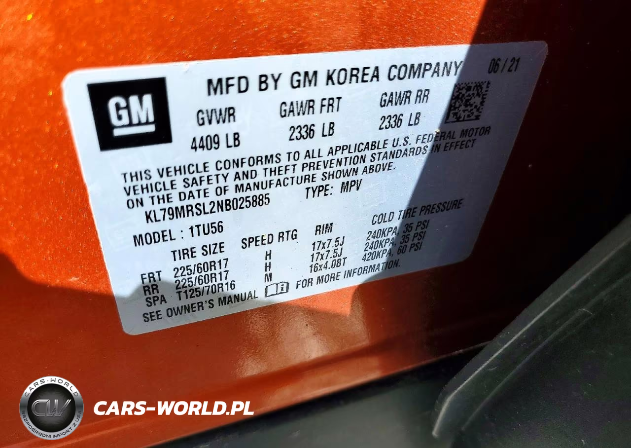 2022 Chevrolet Trailblazer Lt VIN:KL79MRSL2NB025885 - 14