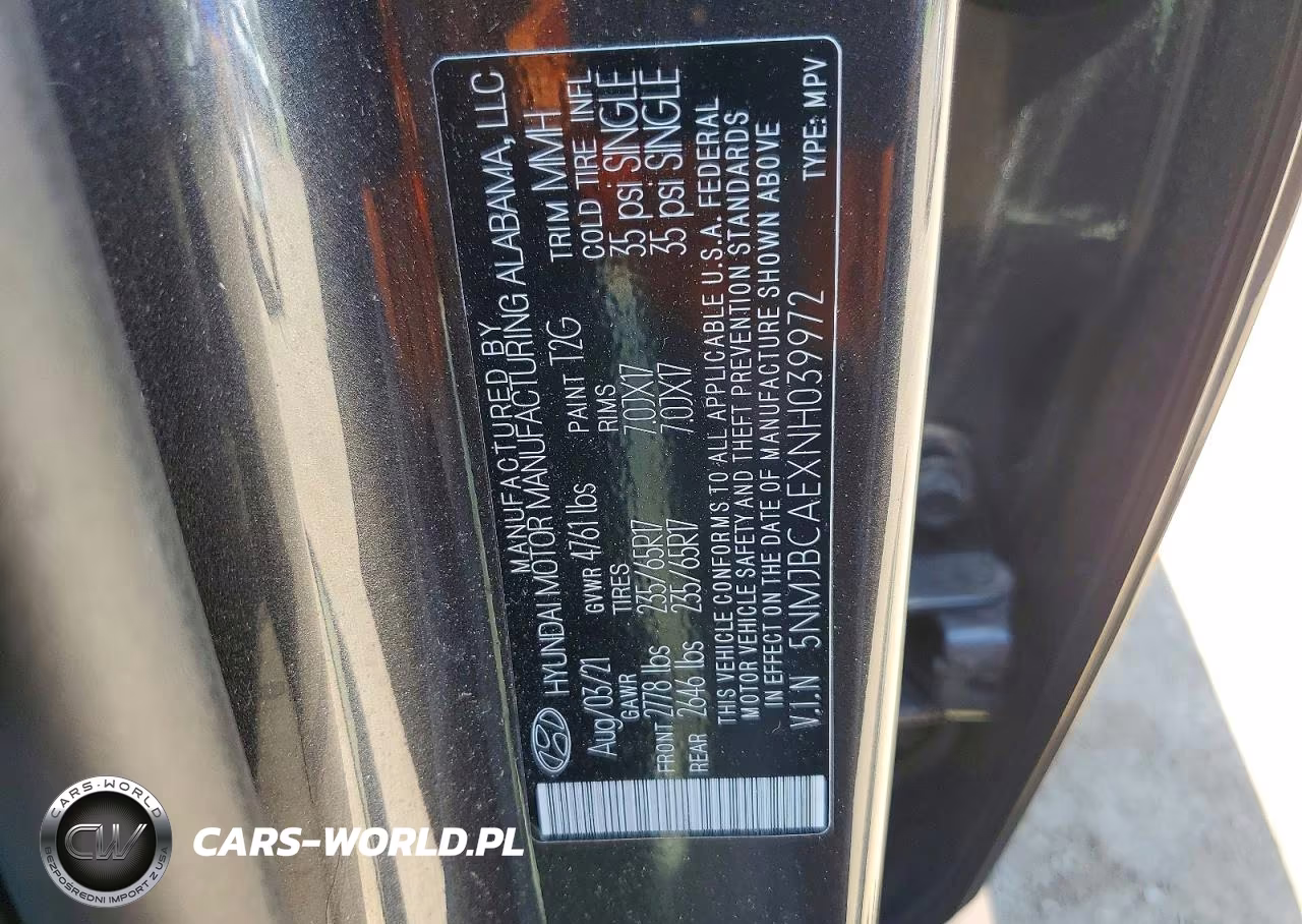 2022 Hyundai Tucson Sel VIN:5NMJBCAEXNH039972 - 13