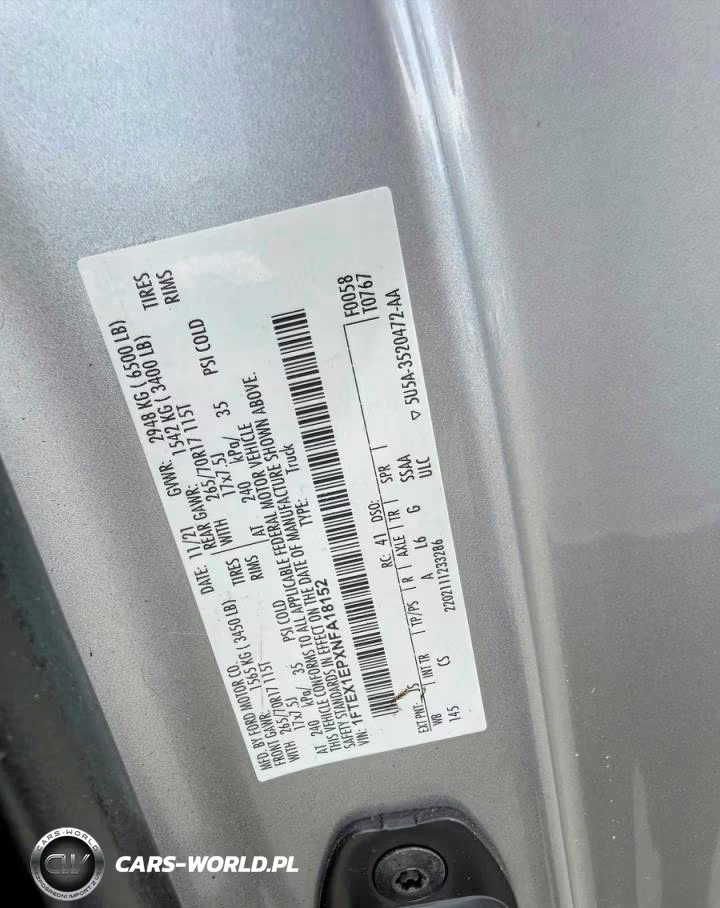2022 Ford F150 Super Cab VIN:1FTEX1EPXNFA18152 - 10