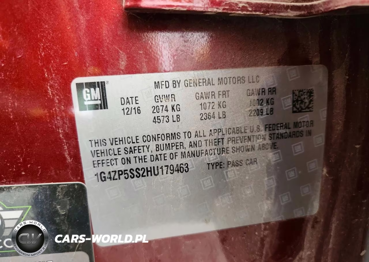 2017 Buick Lacrosse Essence VIN:1G4ZP5SS2HU179463 - 12