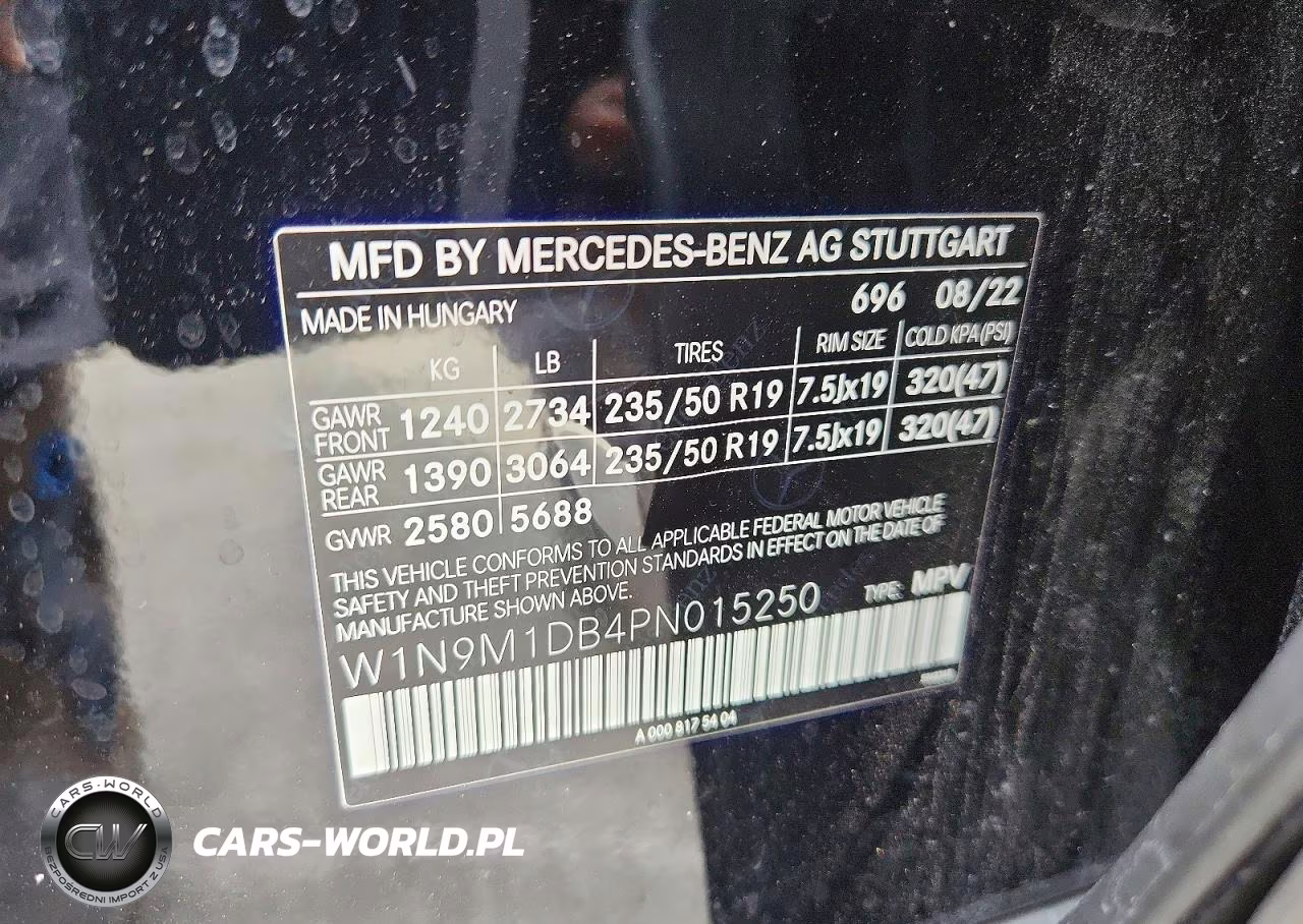 2023 Mercedes-Benz Eqb 350 4Matic VIN:W1N9M1DB4PN015250 - 13