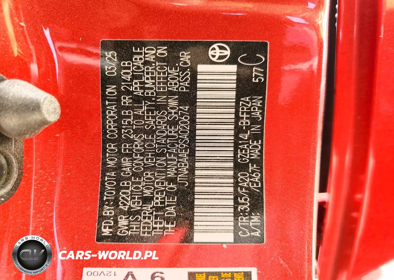 2025 Toyota Gr Corolla Core VIN:JTNABAAE9SA020674 - 13