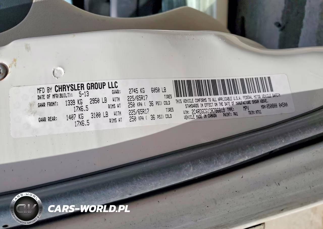 2013 Dodge Grand Caravan Sxt VIN:2C4RDGCG1DR786819 - 13