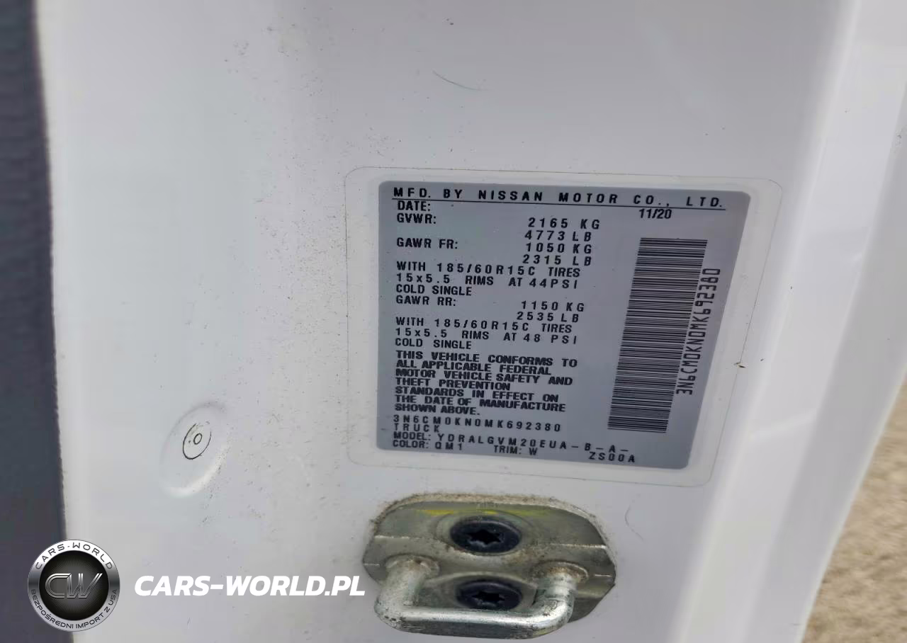 2021 Nissan Nv200 Sv VIN:3N6CM0KN0MK692380 - 12