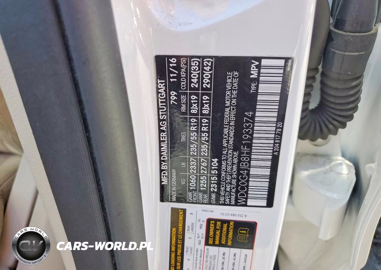 2017 Mercedes-Benz Glc 300 VIN:WDC0G4JB8HF193374 - 13