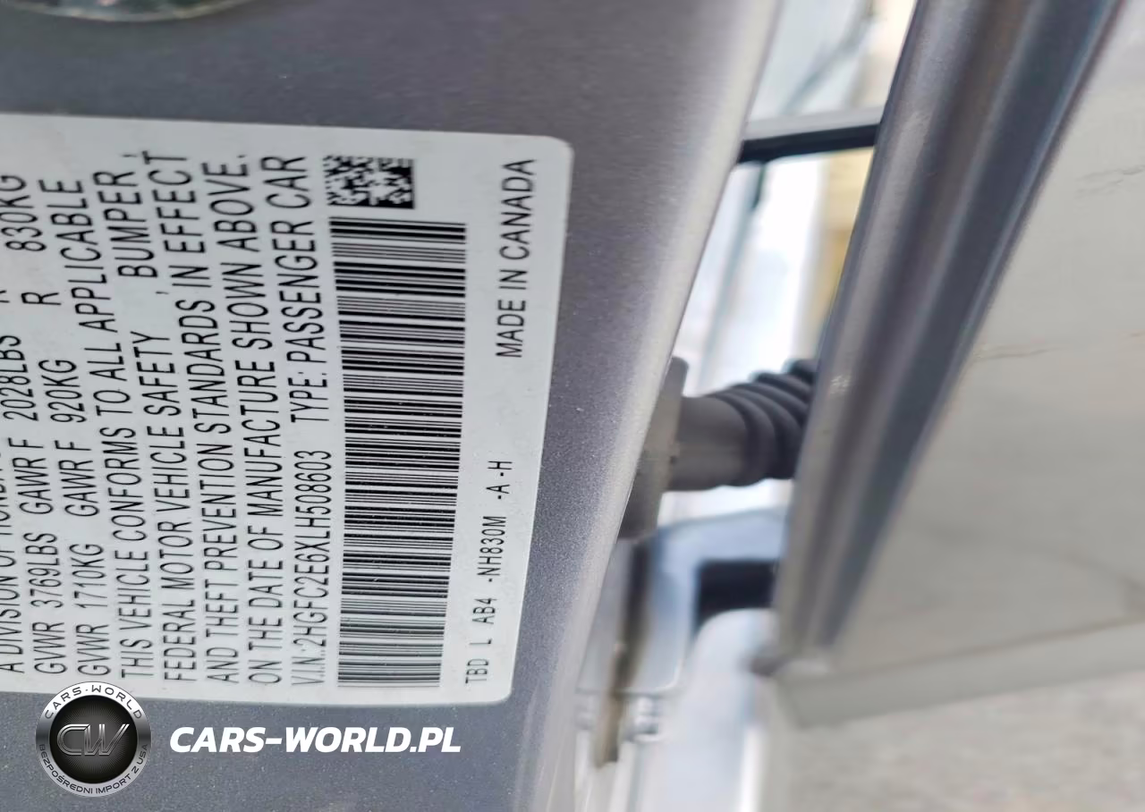 2020 Honda Civic Lx VIN:2HGFC2E6XLH508603 - 12