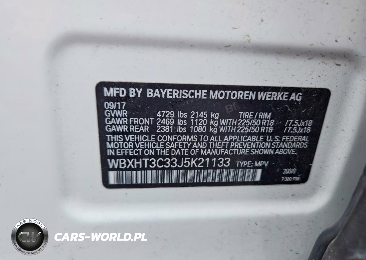 2018 BMW X1 Sdrive28I VIN:WBXHT3C33J5K21133 - 12