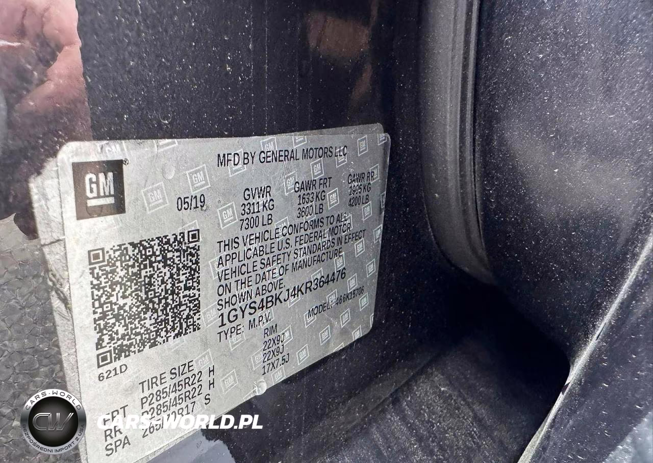 2019 Cadillac Escalade Luxury VIN:1GYS4BKJ4KR364476 - 10