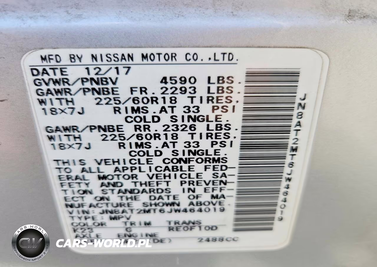 2018 Nissan Rogue Sl VIN:JN8AT2MT6JW464019 - 13