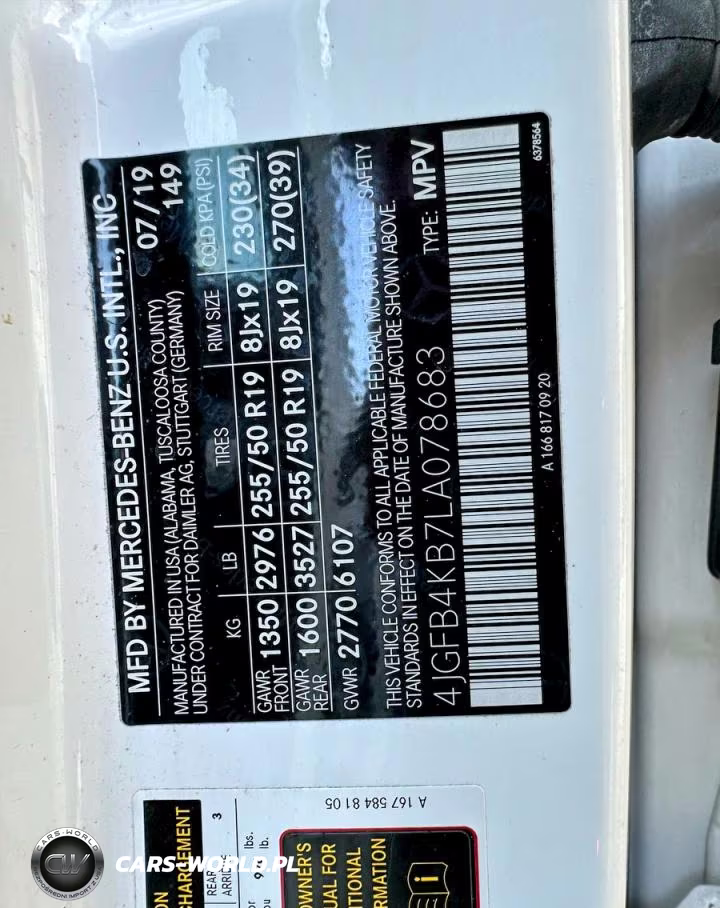 2020 Mercedes-Benz Gle 350 4Matic VIN:4JGFB4KB7LA078683 - 10