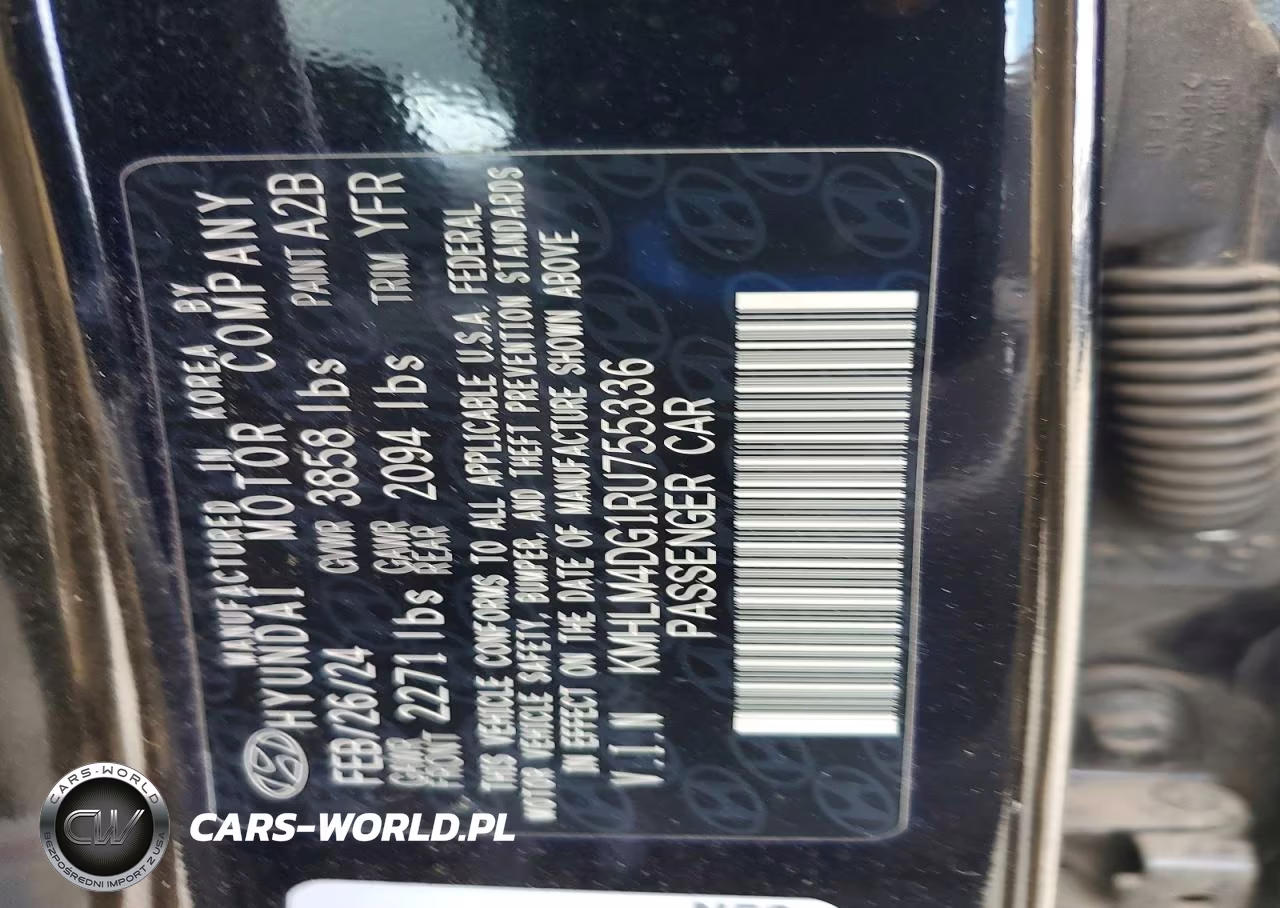 2024 Hyundai Elantra Sel VIN:KMHLM4DG1RU755336 - 12