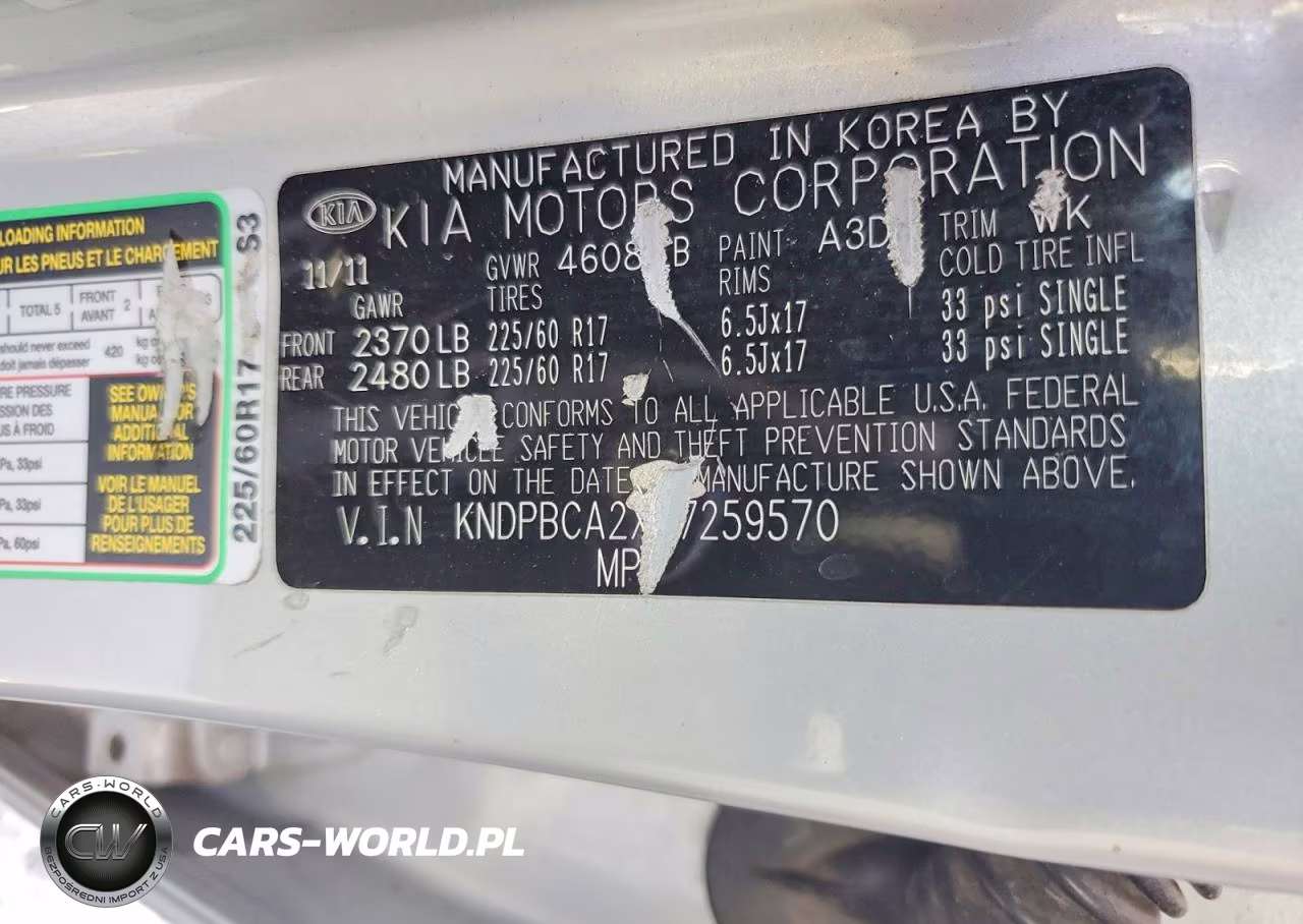 2012 Kia Sportage Lx VIN:KNDPBCA2XC7259570 - 13