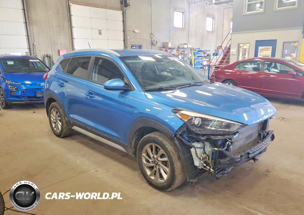 2017 Hyundai Tucson Blue VIN:KM8J33A4XHU476013 - 4