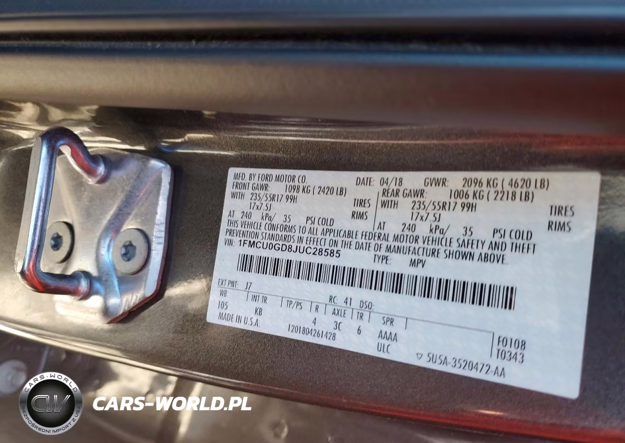 2018 Ford Escape Se VIN:1FMCU0GD8JUC28585 - 13