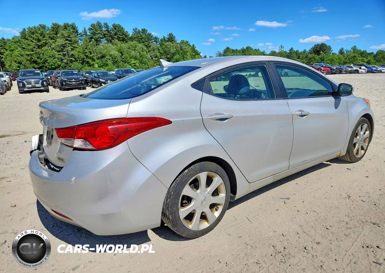 2012 Hyundai Elantra Limited VIN:KMHDH4AE4CU308390 - 3