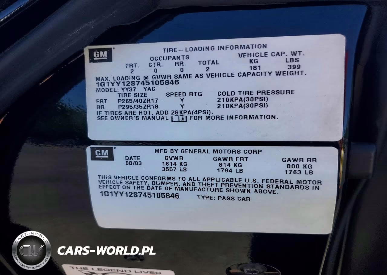 2004 Chevrolet Corvette Z06 VIN:1G1YY12S745105846 - 12