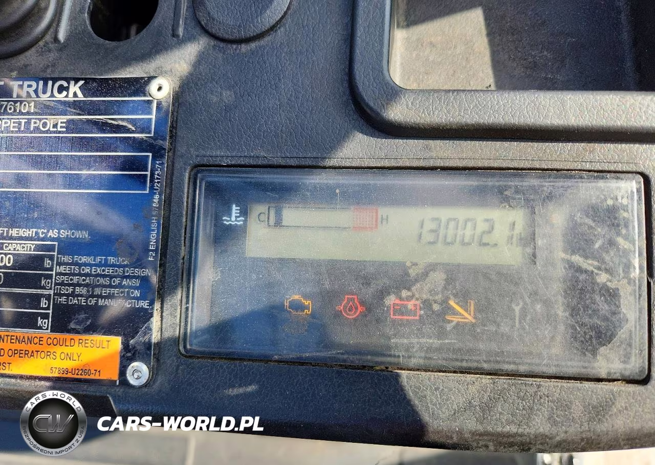 2016 Toyota 8Fgcu20 Forklift VIN:76101 - 8