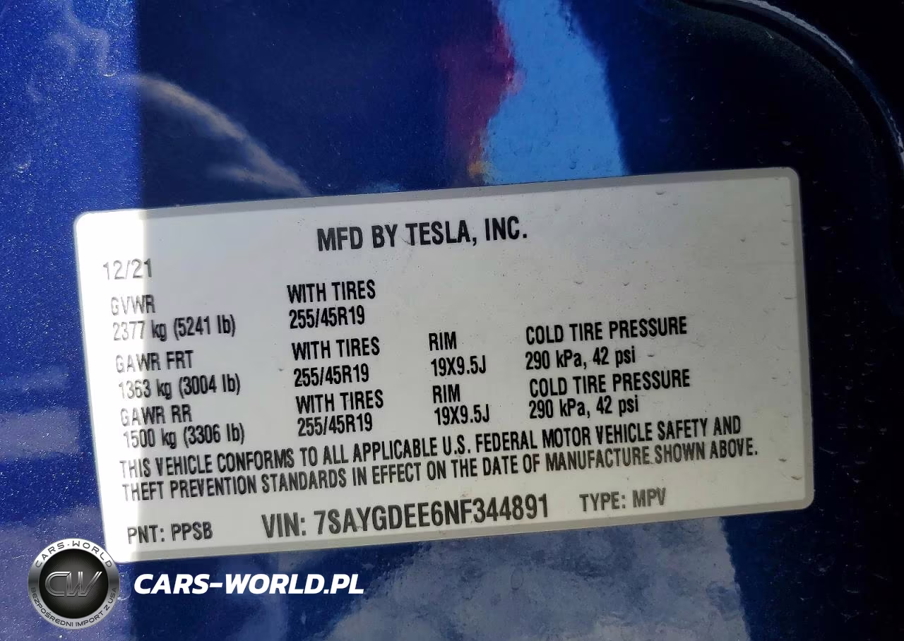 2022 Tesla Model Y VIN:7SAYGDEE6NF344891 - 13