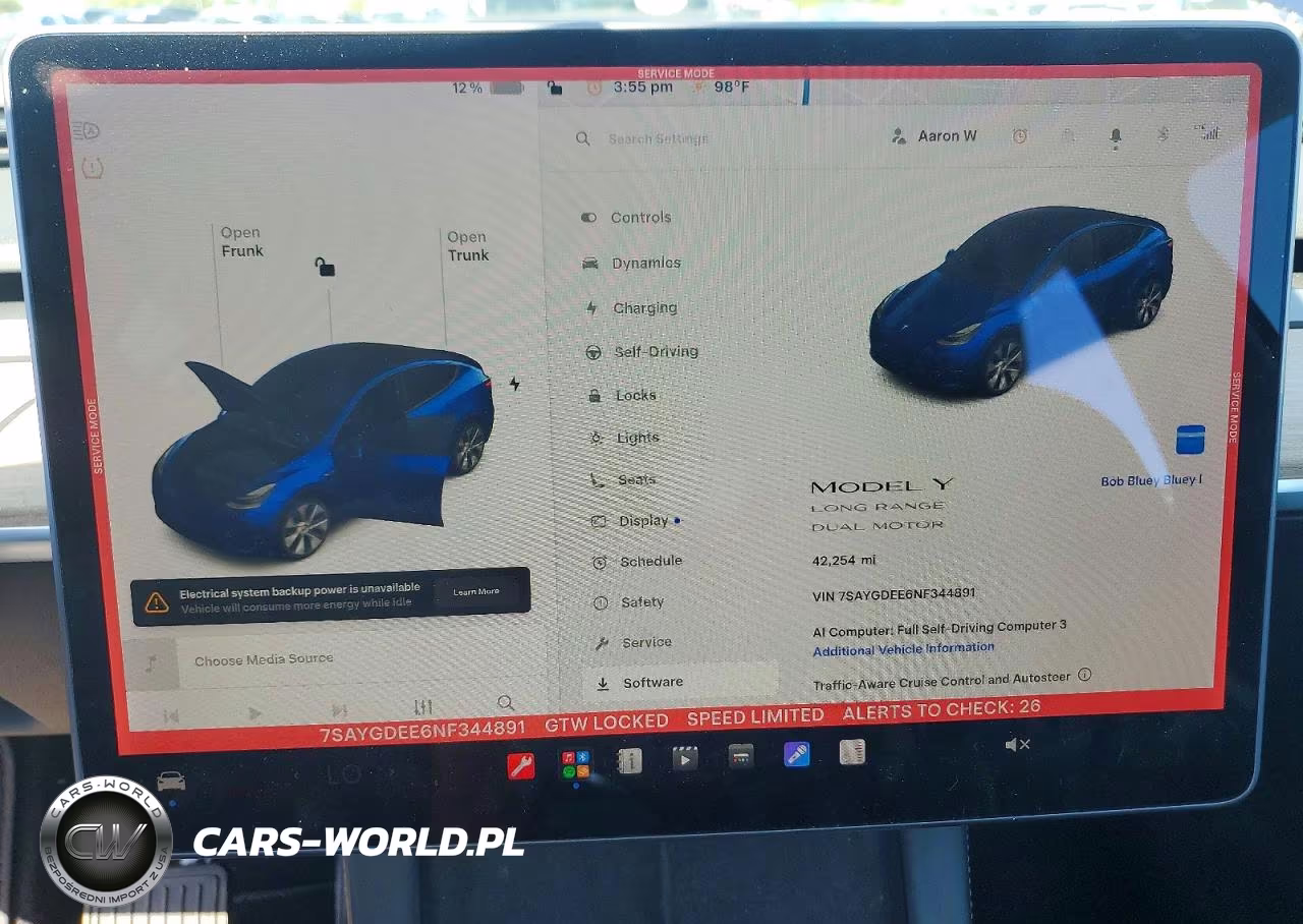 2022 Tesla Model Y VIN:7SAYGDEE6NF344891 - 9
