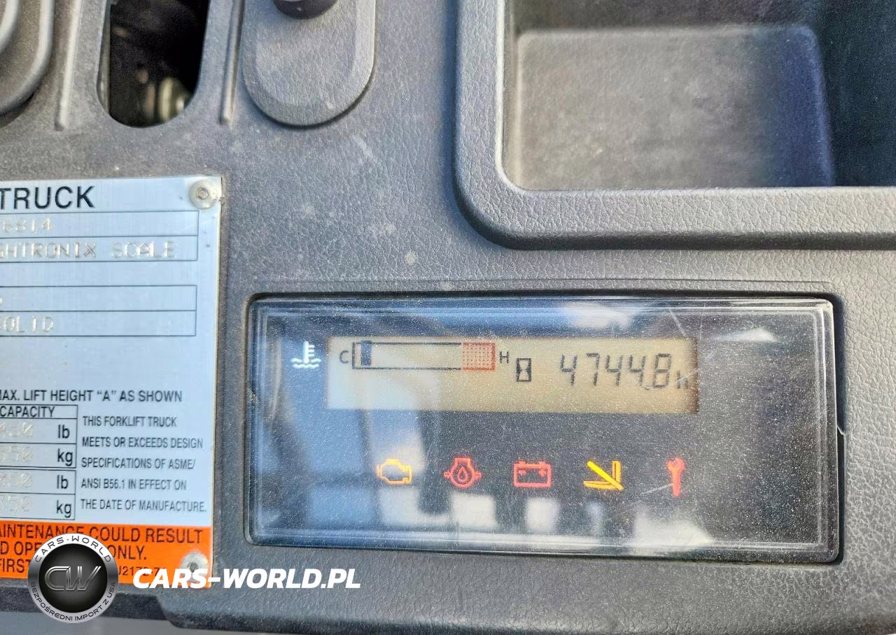 2016 Toyota 8Fcu20 Forklift VIN:76814 - 8