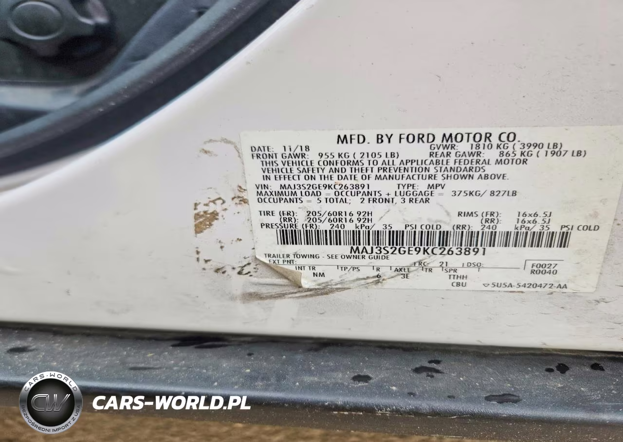 2019 Ford Ecosport Se VIN:MAJ3S2GE9KC263891 - 13