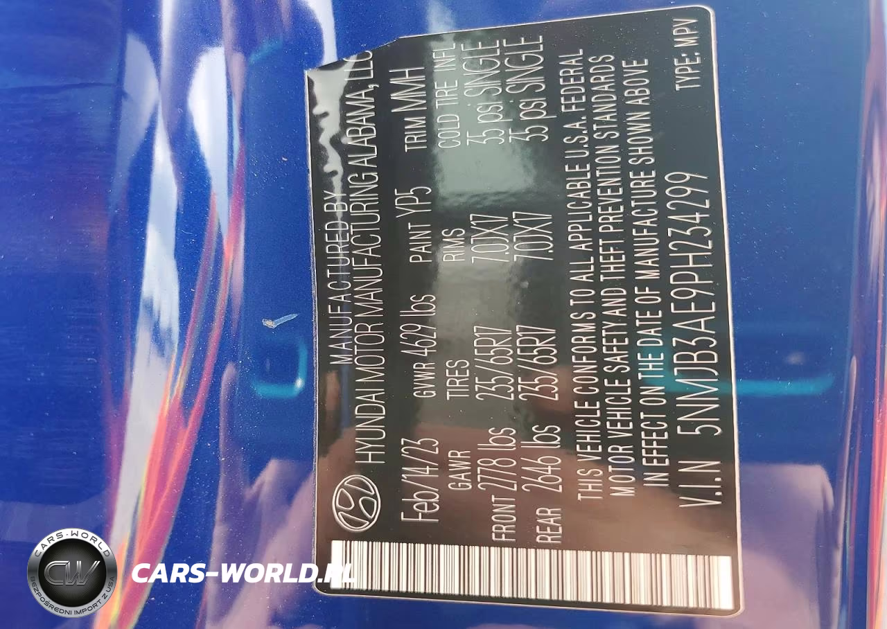 2023 Hyundai Tucson Sel VIN:5NMJB3AE9PH234299 - 13