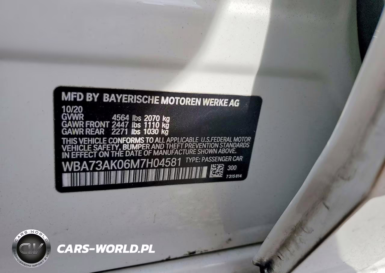 2021 BMW 228Xi VIN:WBA73AK06M7H04581 - 12