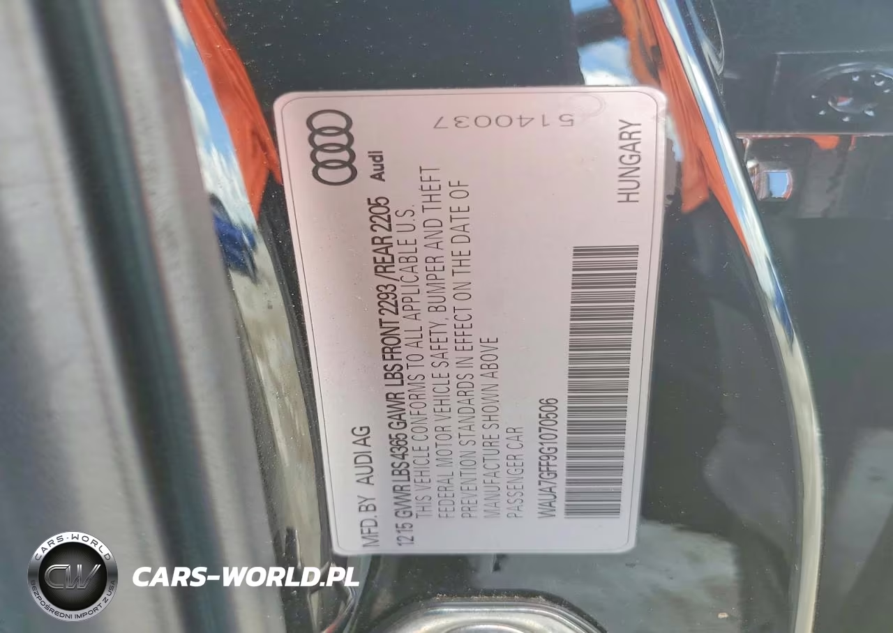 2016 Audi A3 Premium VIN:WAUA7GFF9G1070506 - 12