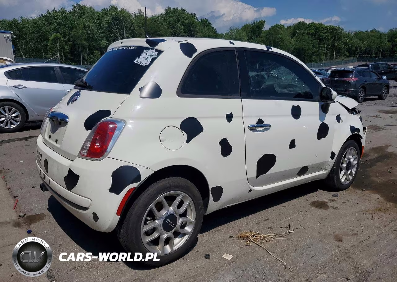2015 Fiat 500 Pop VIN:3C3CFFAR9FT623824 - 3