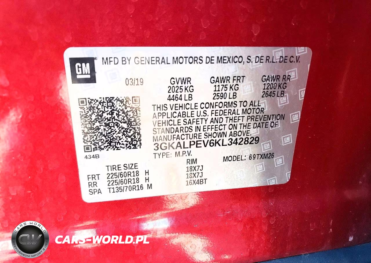 2019 GMC Terrain Slt VIN:3GKALPEV6KL342829 - 12