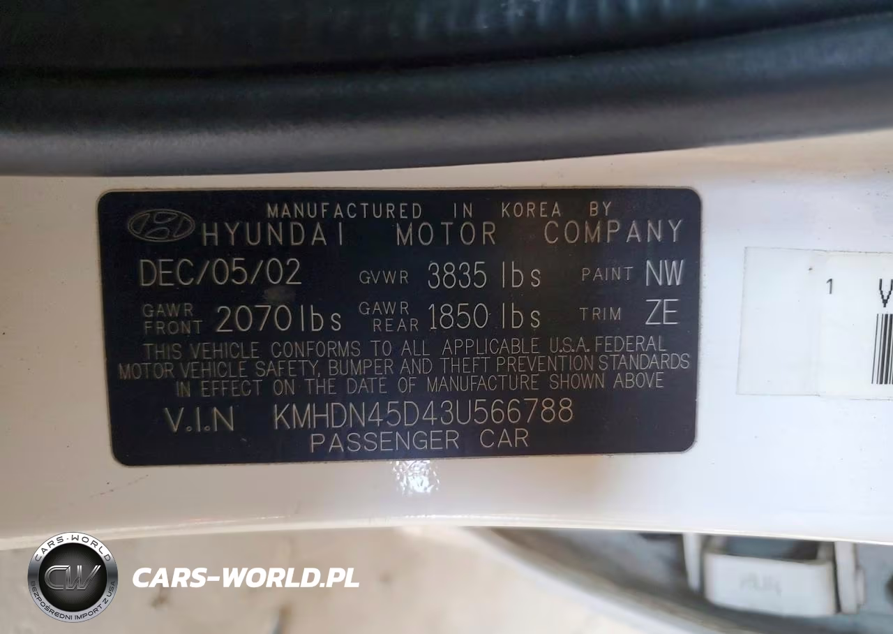 2003 Hyundai Elantra Gls VIN:KMHDN45D43U566788 - 12