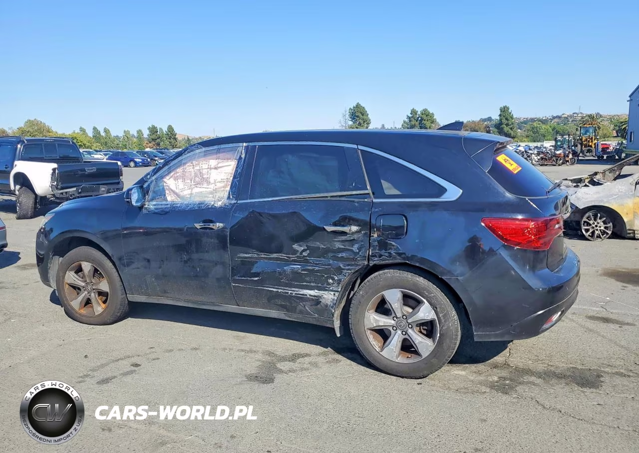 2014 Acura Mdx VIN:5FRYD3H28EB015674 - 2