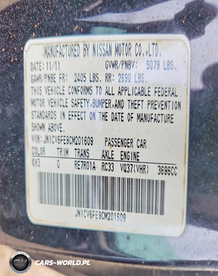 2012 Infiniti G37 Convertible Base VIN:JN1CV6FE9CM201609 - 12