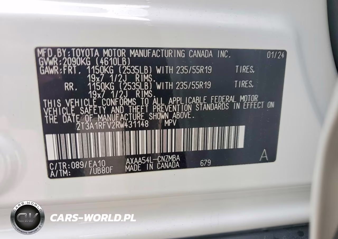 2024 Toyota Rav4 Xle Premium VIN:2T3A1RFV2RW431148 - 13