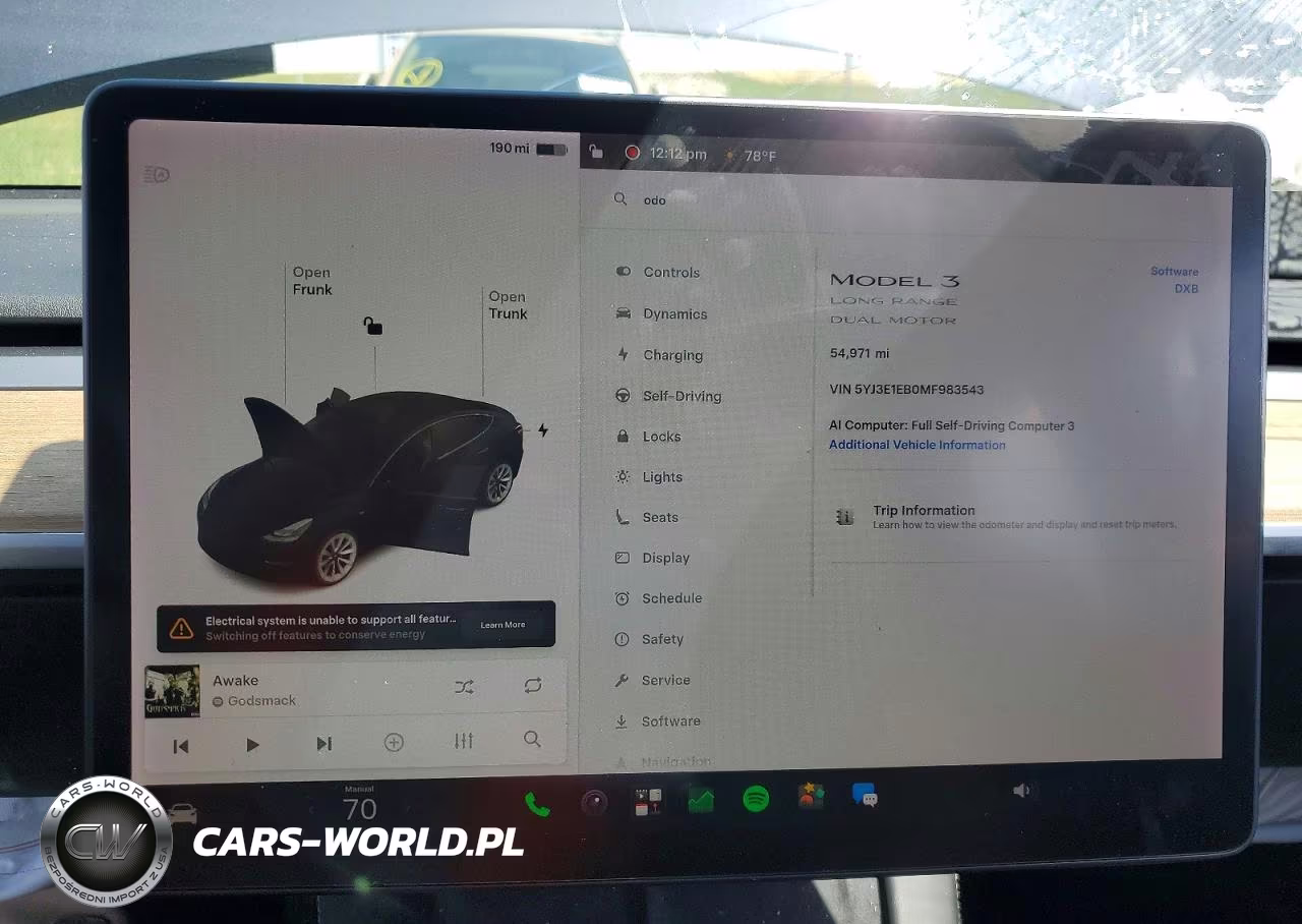2021 Tesla Model 3 VIN:5YJ3E1EB0MF983543 - 9