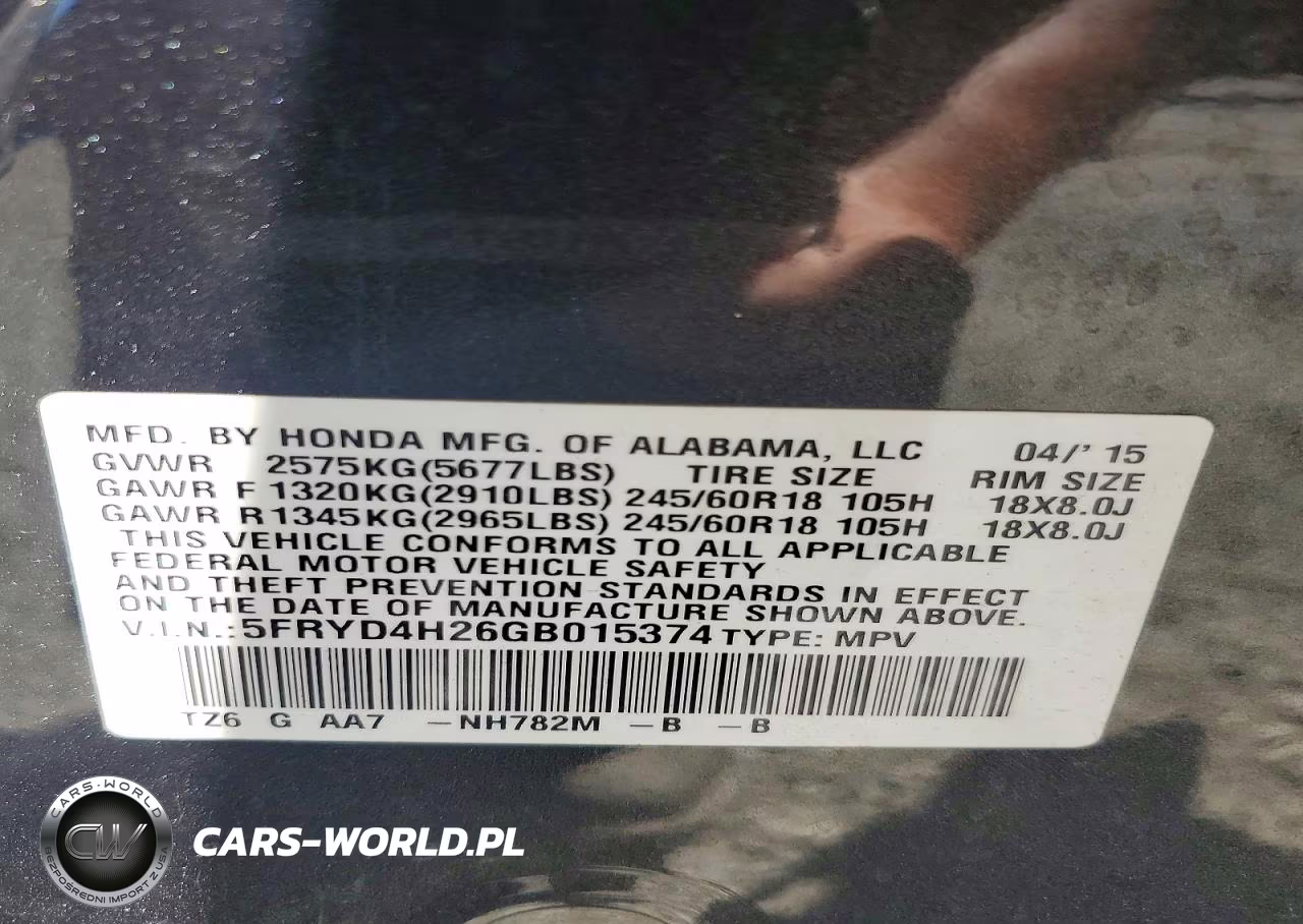 2016 Acura Mdx VIN:5FRYD4H26GB015374 - 13
