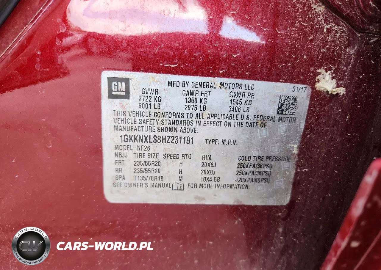 2017 GMC Acadia Denali VIN:1GKKNXLS8HZ231191 - 14